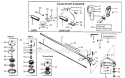 Page A Diagram and Parts List for XT125T  Weed Eater Trimmer